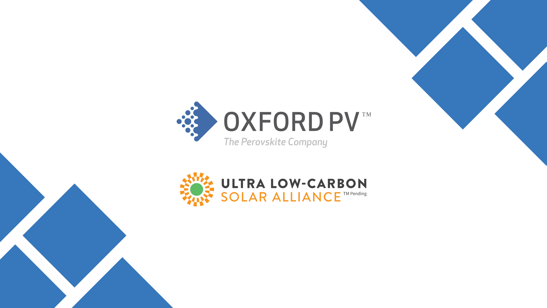 Oxford PV joins the Ultra Low-Carbon Solar Alliance